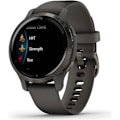 Miniatyrbild 1 av 4: GARMIN Venu 2S - GPS smartwatch - Grå - Mörkgrå rem