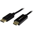 Miniatyrbild 1 av 4: DisplayPort till HDMI-adapterkabel - STARTECH.COM - 5 m - 4K 30 Hz - Svart