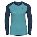 Miniatyrbild 3 av 4: ACTIVE WARM ECO funktionellt underklädesset - Odlo - Dam - Blå - 100% polyester (återvunnen) Blå vinge kricka / revvatten M