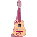 Miniatyrbild 1 av 6: Akustisk gitarr - Ej specificerad - 6 strängar - Trä - Rosa - Axelrem ingår Rosa