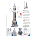 Miniatyrbild 5 av 5: 3D-pussel - RAVENSBURGER - Empire State Building - 216 bitar - Flerfärgad Flerfärgad