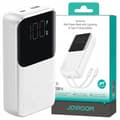 Mini extern batteri Joyroom Jr-Pbc06 med integrerade USB-C till Lightning-kablar Vit