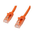 Miniatyrbild 2 av 4: Anslutningskabel - StarTech.com - Cat 6 - 15.2 m - Orange - UTP - Moldad utan krok