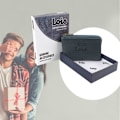 Miniatyrbild 3 av 4: Plånbok Herr Läder Mjuk Liten Format 11002 Jeans