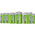 Miniatyrbild 1 av 5: LADDA batteri NiMH Power Mignon (AA) med 2600mAh - 4 stycken Grön / Gul