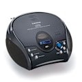 Miniatyrbild 1 av 2: Lenco SCD-24DAB BK Bluetooth® CD bärbar radio Svart-Silver Svart silver