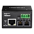Miniatyrbild 2 av 4: TRENDnet TI-F10SC Fast Ethernet fiberoptisk mediakonverterare 10Base-T, 100Base-FX, 100Base-TX RJ-45 - SC Multi-Mode...