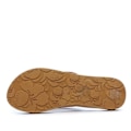 Miniatyrbild 3 av 3: Roxy Costas flip flop för kvinnor - Remmar i syntetiskt läder med snöre - Rose guld Rosa 40