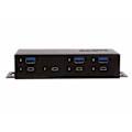 Miniatyrbild 3 av 4: Hub Exsys - EX-1237HMVS - Hub - 3 x USB 3.2 Gen 2 + 4 x USB-C 3.2 Gen 2 - Skrivebord, väggmonterbar