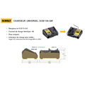 Miniatyrbild 3 av 6: DEWALT XR universalladdare - 12V / 18V - DCB1104-QW