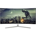 Miniatyrbild 1 av 4: Skärm - LC Power - M34 - 34 tum - 3440x1440 - 4ms - VA - AMD FreeSync - Svart