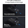 Miniatyrbild 4 av 4: Extern Batteri - INIU - 25000mAh - 100W - Snabb Laddning - USB-C