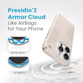 Miniatyrbild 6 av 6: Speck Presidio2 Grip - Skal för iPhone 15 Pro (Bleached Bone / Heirloom Gold / Hazel Brown)