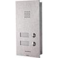 Miniatyrbild 1 av 3: Wantec Monolith C GSM intercom - Rostfritt stål - 2 programmerbara knappar - Upplyst numerisk knappsats