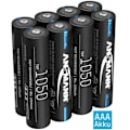 Miniatyrbild 1 av 4: ANSMANN AAA 1050mAh NiMH 1,2V batteri - laddningsbart, hög kapacitet för fjärrstyrda fordon, mikrofon, instrument