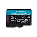 Miniatyrbild 2 av 3: Minneskort Micro SDXC - Kingston - Canvas Go Plus - 256 Go - U3, V30, A2 - 200MB/s, 160MB/s