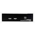 Miniatyrbild 2 av 3: STARTECH USB DVI KVM-switch - 2-portar - DVI-tangentbord Mus Monitor-switch med ljud och USB 2.0-hubb