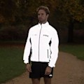 Miniatyrbild 3 av 4: REFLECT360 löparjacka för män - Proviz - Grå - Reflekterande - Lätt - Andas Grå S