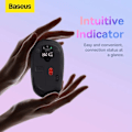 Miniatyrbild 5 av 6: Trådlös Tri-Mode Mus F01B (B01055503833-00) Bluetooth 5.0, 2.4G, 1600 DPI - Baseus - Frostgrå