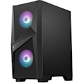 Miniatyrbild 3 av 4: MSI MAG FORGE 100R PC CASE - Svart - Härdat glas - ATX-format (306-7G03R21-809)