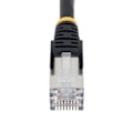 Miniatyrbild 2 av 3: Ethernet-kabel - Startech - NLBK-2M-CAT6A-PATCH - 2m - LSZH - 10 Gb/s - S/FTP