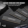 Miniatyrbild 2 av 3: Corsair Vengeance DDR5 64GB (2 x 32GB) 6600 MHz CL32 - Svart - Dual Channel Kit 2 DDR5 RAM PC5-52800 - CMK64GX5M2B6600