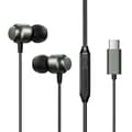 Trådbundna hörlurar - JOYROOM - JR-EC06 - Typ-C - In-ear - Svettresistent Mörkgrå