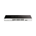 Miniatyrbild 1 av 2: D-LINK DGS-1210-26 Smart+ Switch - Intelligent - 24 x 10/100/1000 + 2 x Gigabit SFP - Desktop, Rackmonterbar