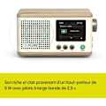Miniatyrbild 4 av 4: Digital Radio Portable - Pure - Mini - Bluetooth 5.3 - 15 timmars batteritid - TFT-skärm 2,4" Vit CotonEk ✔️