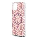 Miniatyrbild 5 av 6: Fodral för iPhone 15 Plus / iPhone 14 Plus - Guess IML GCube MagSafe (GUHMP15MHMHGCUSTGP) - Rosa
