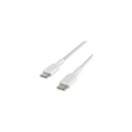 Miniatyrbild 3 av 4: BELKIN - kabel - FLÄTAD C-C 2.0 1M, WHT - FLÄTAD