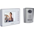 Miniatyrbild 1 av 3: CHACON 4-tråds färg 4,3" handsfree videointercom med mörkerseende Vit