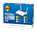 Miniatyrbild 3 av 4: LTE-router - FRITZ! - Box 6850 - WiFi 5 - Dual SIM - 4 Gigabit LAN-portar