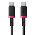 Miniatyrbild 3 av 6: USB-C data kabel USB-C, 100 W, 1 m - Baseus Dura (P1037780803U01-01) - Svart