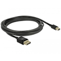 Miniatyrbild 2 av 2: DeLOCK 84928, 2 m, Mini DisplayPort, DisplayPort, Hane, Hane, Guld Svart