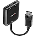 Miniatyrbild 1 av 2: LINDY 2-Port DisplayPort 1.2 MST Hub - Utöka eller duplicera din DP-signal över två skärmar