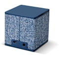 Miniatyrbild 3 av 4: FRESH 'N REBEL ROCKBOX CUBE FABRIQ Indigo Bluetooth-högtalare