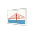Miniatyrbild 4 av 6: Väggfäste för Samsung platt skärm The Frame 65'''' Vit 2021/2022/2023