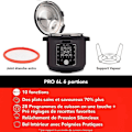 Miniatyrbild 3 av 4: Instant Pot Pro 10-i-1 multifunktionell elektrisk spis - 1200 W - Svart - 5,7 L svart