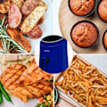 Miniatyrbild 2 av 4: Mellerware - Crunchy! 1230W | 7 program | Non-stick Air Fryer | Design Compact 1,5L | Blå Blå