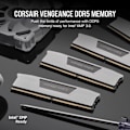 Miniatyrbild 2 av 3: Corsair Vengeance DDR5 64 GB (2 x 32 GB) 5200 MHz CL40 - Vit - Dual Channel Kit 2 DDR5 PC5-41600 RAM - CMK64GX5M2B520