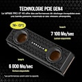 Miniatyrbild 4 av 4: Corsair Hydro X Edition MP600 PRO XT - 4TB NVMe PCIe M.2 Solid State Drive (CSSD-F4000GBMP600PHXT)