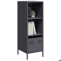 vidaXL Buffé hög antracit 35x39x103,5 cm stål 851378