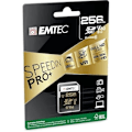 Miniatyrbild 2 av 2: Minneskort - EMTEC - SDXC UHS-II U3 V60 SpeedIN Pro+ - 256 Go - 300 Mo/s - 160 Mo/s