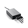 Miniatyrbild 2 av 6: USB-C-laddare - Satechi - 165W PD GaN - 4 portar - Rymdgrå - Galliumnitrid
