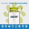 Miniatyrbild 3 av 4: Gourde - bidon - flask med isolering Nalgene - 2020-3732 - Flaska med bred snubbe WM 1 L Transparent