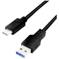Miniatyrbild 1 av 3: LogiLink USB-kabel USB 3.2 Gen1 (USB 3.0) USB-A hane, USB-C hane 2,00 m CU0170