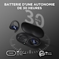 Miniatyrbild 4 av 4: Bluetooth-hörlurar - 1MORE - Fit SE S30 - 30 timmars batteritid - IPX5 - 4 mikrofoner Svart