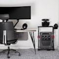 Miniatyrbild 4 av 4: Fällbart pedalrattstativ NanoRS RS155 Racing Simulator Svart