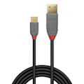 Miniatyrbild 2 av 2: USB 2.0 typ A till C kabel - Anthra Line - 1m - LINDY